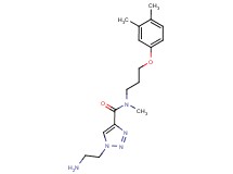 1-(2-aminoethyl)-N-[3-(3,4-dimethylphenoxy)propyl]-N-methyl-1H-1,2,3-triazole-4-carboxamide hydrochloride