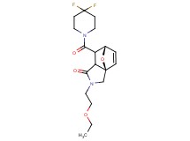 (3aR*,6S*)-7-[(4,4-difluoropiperidin-1-yl)carbonyl]-2-(2-ethoxyethyl)-2,3,7,7a-tetrahydro-3a,6-epoxyisoindol-1(6H)-one