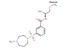 N-[(1S)-2-methoxy-1-methylethyl]-3-[(4-methyl-1,4-diazepan-1-yl)sulfonyl]benzamide