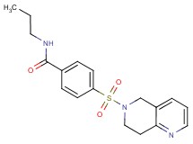 4-(7,8-dihydro-1,6-naphthyridin-6(5H)-ylsulfonyl)-N-propylbenzamide