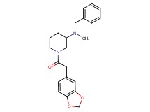 1-(1,3-benzodioxol-5-ylacetyl)-N-benzyl-N-methyl-3-piperidinamine