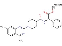 methyl (2S)-({[1-(4,7-dimethyl-2-quinazolinyl)-4-piperidinyl]carbonyl}amino)(phenyl)acetate