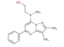 2-[(2,3-dimethyl-5-phenylpyrazolo[1,5-a]pyrimidin-7-yl)(methyl)amino]ethanol