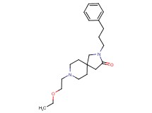 8-(2-ethoxyethyl)-2-(3-phenylpropyl)-2,8-diazaspiro[4.5]decan-3-one