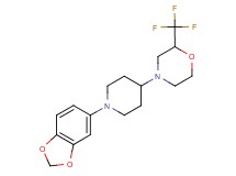 4-[1-(1,3-benzodioxol-5-yl)piperidin-4-yl]-2-(trifluoromethyl)morpholine