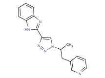 2-[1-(1-methyl-2-pyridin-3-ylethyl)-1H-1,2,3-triazol-4-yl]-1H-benzimidazole