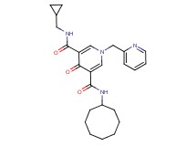 N-cyclooctyl-N'-(cyclopropylmethyl)-4-oxo-1-(2-pyridinylmethyl)-1,4-dihydro-3,5-pyridinedicarboxamide