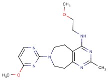 N-(2-methoxyethyl)-7-(4-methoxypyrimidin-2-yl)-2-methyl-6,7,8,9-tetrahydro-5H-pyrimido[4,5-d]azepin-4-amine
