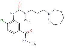 3-({[(3-azepan-1-ylpropyl)(methyl)amino]carbonyl}amino)-4-chloro-N-methylbenzamide