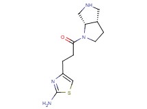 4-{3-[rel-(3aS,6aS)-hexahydropyrrolo[3,4-b]pyrrol-1(2H)-yl]-3-oxopropyl}-1,3-thiazol-2-amine dihydrochloride