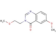 6-methoxy-3-(2-methoxyethyl)quinazolin-4(3H)-one