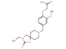 2-{4-[(3-ethyl-2-oxo-1-oxa-3,8-diazaspiro[4.5]dec-8-yl)methyl]-2-methoxyphenoxy}acetamide