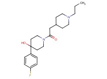 4-(4-fluorophenyl)-1-[(1-propylpiperidin-4-yl)acetyl]piperidin-4-ol