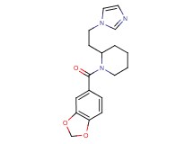 1-(1,3-benzodioxol-5-ylcarbonyl)-2-[2-(1H-imidazol-1-yl)ethyl]piperidine