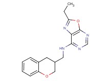 N-(3,4-dihydro-2H-chromen-3-ylmethyl)-2-ethyl[1,3]oxazolo[5,4-d]pyrimidin-7-amine