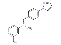 N,2-dimethyl-N-[4-(1H-pyrazol-1-yl)benzyl]-4-pyridinamine