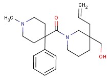 {3-allyl-1-[(1-methyl-4-phenyl-4-piperidinyl)carbonyl]-3-piperidinyl}methanol