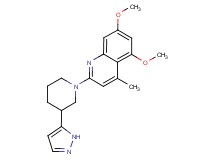 5,7-dimethoxy-4-methyl-2-[3-(1H-pyrazol-5-yl)piperidin-1-yl]quinoline
