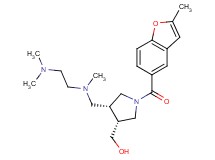 {(3R*,4R*)-4-{[[2-(dimethylamino)ethyl](methyl)amino]methyl}-1-[(2-methyl-1-benzofuran-5-yl)carbonyl]pyrrolidin-3-yl}methanol