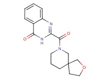 2-(2-oxa-7-azaspiro[4.5]dec-7-ylcarbonyl)quinazolin-4(3H)-one