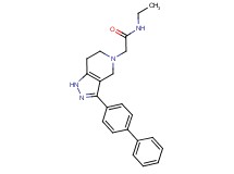 2-(3-biphenyl-4-yl-1,4,6,7-tetrahydro-5H-pyrazolo[4,3-c]pyridin-5-yl)-N-ethylacetamide