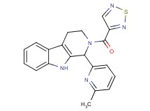 1-(6-methyl-2-pyridinyl)-2-(1,2,5-thiadiazol-3-ylcarbonyl)-2,3,4,9-tetrahydro-1H-beta-carboline