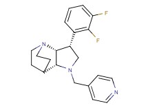 (3R*,3aR*,7aR*)-3-(2,3-difluorophenyl)-1-(pyridin-4-ylmethyl)octahydro-4,7-ethanopyrrolo[3,2-b]pyridine