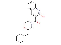 3-{[2-(cyclohexylmethyl)-4-morpholinyl]carbonyl}-2-quinolinol