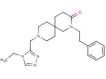 9-[(4-ethyl-4H-1,2,4-triazol-3-yl)methyl]-2-(2-phenylethyl)-2,9-diazaspiro[5.5]undecan-3-one