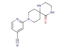 2-(5-oxo-1,4,9-triazaspiro[5.5]undec-9-yl)isonicotinonitrile