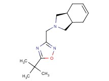 (3aR*,7aS*)-2-[(5-tert-butyl-1,2,4-oxadiazol-3-yl)methyl]-2,3,3a,4,7,7a-hexahydro-1H-isoindole