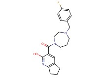 3-{[4-(4-fluorobenzyl)-1,4-diazepan-1-yl]carbonyl}-6,7-dihydro-5H-cyclopenta[b]pyridin-2-ol