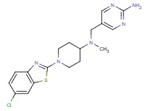5-{[[1-(6-chloro-1,3-benzothiazol-2-yl)piperidin-4-yl](methyl)amino]methyl}pyrimidin-2-amine