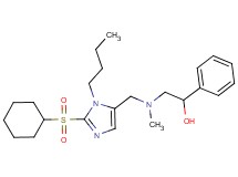 2-[{[1-butyl-2-(cyclohexylsulfonyl)-1H-imidazol-5-yl]methyl}(methyl)amino]-1-phenylethanol
