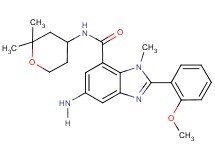 5-amino-N-(2,2-dimethyltetrahydro-2H-pyran-4-yl)-2-(2-methoxyphenyl)-1-methyl-1H-benzimidazole-7-carboxamide