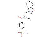 4-(aminosulfonyl)-N-methyl-N-(4,5,6,7-tetrahydro-1,2-benzisoxazol-3-ylmethyl)benzamide