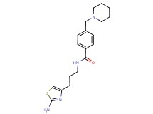 N-[3-(2-amino-1,3-thiazol-4-yl)propyl]-4-(1-piperidinylmethyl)benzamide
