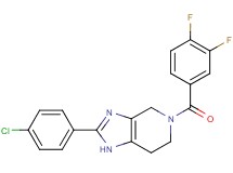2-(4-chlorophenyl)-5-(3,4-difluorobenzoyl)-4,5,6,7-tetrahydro-1H-imidazo[4,5-c]pyridine