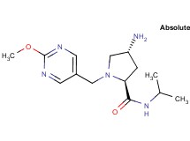 (2S,4R)-4-amino-N-isopropyl-1-[(2-methoxypyrimidin-5-yl)methyl]pyrrolidine-2-carboxamide