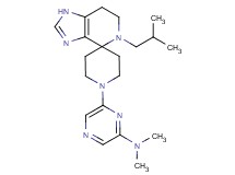 6-(5-isobutyl-1,5,6,7-tetrahydro-1'H-spiro[imidazo[4,5-c]pyridine-4,4'-piperidin]-1'-yl)-N,N-dimethylpyrazin-2-amine