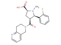 (2S*,4S*,5R*)-4-(7,8-dihydro-1,6-naphthyridin-6(5H)-ylcarbonyl)-5-(2-fluorophenyl)-1-methylpyrrolidine-2-carboxylic acid