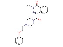 2-methyl-4-{[4-(2-phenoxyethyl)-1-piperazinyl]carbonyl}-1(2H)-phthalazinone trifluoroacetate