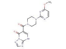 6-{[4-(4-methoxypyrimidin-2-yl)piperazin-1-yl]carbonyl}[1,2,4]triazolo[1,5-a]pyrimidin-7(4H)-one