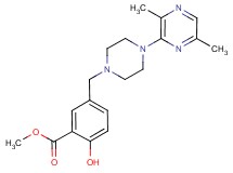 methyl 5-{[4-(3,6-dimethylpyrazin-2-yl)piperazin-1-yl]methyl}-2-hydroxybenzoate
