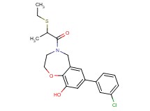 7-(3-chlorophenyl)-4-[2-(ethylthio)propanoyl]-2,3,4,5-tetrahydro-1,4-benzoxazepin-9-ol