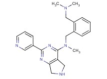 N-{2-[(dimethylamino)methyl]benzyl}-N-methyl-2-(3-pyridinyl)-6,7-dihydro-5H-pyrrolo[3,4-d]pyrimidin-4-amine