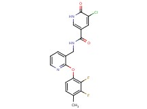 5-chloro-N-{[2-(2,3-difluoro-4-methylphenoxy)pyridin-3-yl]methyl}-6-oxo-1,6-dihydropyridine-3-carboxamide