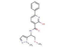 2-hydroxy-N-[2-methoxy-1-(1-methyl-1H-pyrazol-5-yl)ethyl]-6-phenylnicotinamide