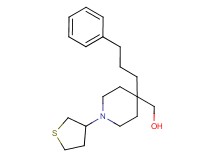 [4-(3-phenylpropyl)-1-(tetrahydro-3-thienyl)-4-piperidinyl]methanol