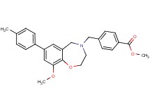 methyl 4-{[9-methoxy-7-(4-methylphenyl)-2,3-dihydro-1,4-benzoxazepin-4(5H)-yl]methyl}benzoate